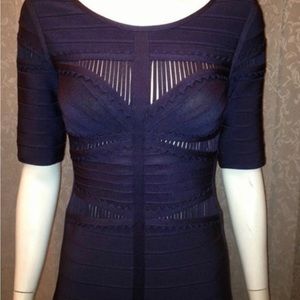 HERVE LEGER Bandage Peekaboo Dress. Brand new. Never worn. Beautifully made.